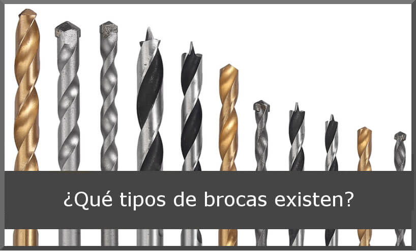 Tipos de brocas y usos según material