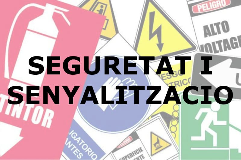 Productes per seguretat i senyalitzacio