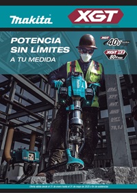 Makita - Promoción XGT Invierno/Primavera 2025
