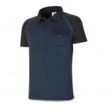 Polo manga corta PRO Series azul marino/negro 1288-POLAN