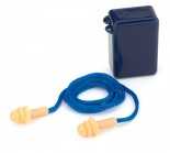 Tapón auditivo silicona reutilizable con cordón FIT EAR Ref. 1988-TRC (Caja de 100 pares)