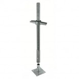 Husillo macizo galvanizado sin base de 610 mm