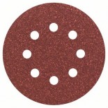 Hoja de lija Bosch de 125mm C430 - Grano 80 (Caja 5 unidades)