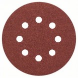 Hoja de lija Bosch de 125mm C430 - Grano 120 (Caja 5 unidades)