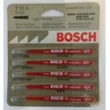 Hoja de sierra de calar Bosch HSS T 18 A (Caja 5 unidades)
