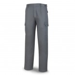 Pantalón multibolsillos tergal de 200g gris 388-PG