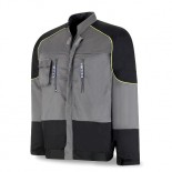 Chaqueta tergal de 245g gris/negro 588-CGN