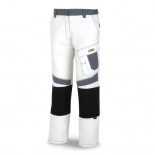 Pantalón tergal canvas PRO Series de 245gr blanco/gris 588-PBG