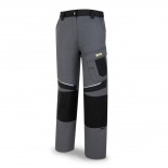 Pantalón tergal canvas PRO Series de 245gr gris/negro 588-PNEG