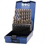Juego De Brocas Espirales HSSE Cobalto BAER 1-10 Mm – Para Metal, Acero Y Materiales Duros (Alemania)