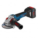 Bosch GWS 18V-10 PSC Professional + L-BOXX con 2 baterías 5Ah - Miniamoladora a batería