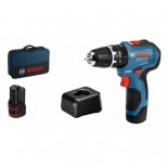 Bosch GSR 12V-30 con 2 baterías 2Ah - Taladro atornillador a batería