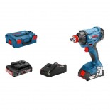 Bosch GDX 18V-180 Professional + 2 baterías 2Ah en L-BOXX - Atornillador de impacto a batería