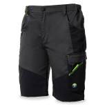 Bermuda NICE STRETCH multibolsillos de 245gr gris/negro