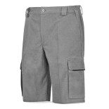 Bermuda STRETCH básica algodón gris/negro 588SBSG