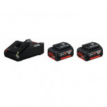 Juego 2 baterías Bosch GBA 18V 4Ah + cargador GAL 18V-40 Professional