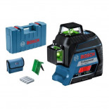 Bosch GLL 3-80 G Professional - Nivel láser autonivelante de líneas verdes