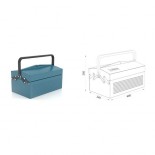 Caja de herramientas Heco 102.5.1 - 400x245x230mm