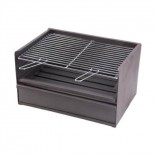 Cajón barbacoa 3 alturas con parrilla cincada Flores Cortés - 500x410mm