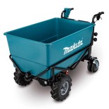 Carretilla de jardín a batería Makita DCU605Z BL 18Vx2 300kg con depósito