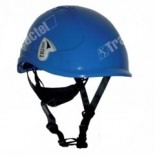 Casco de protección ABS Tractel TR-2000 con barbuquejo y ruleta color Azul