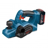 Bosch GHO 18 V-LI Professional + 2 baterías 4Ah en L-BOXX - Cepillo a batería