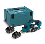 Makita DKP181RTJ con 2 baterías 5Ah - Cepillo BL 18V LXT 82mm AFT ADT