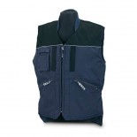 Chaleco tergal azul marino/negro 288-VAN