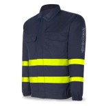 Chaqueta ignífuga y antiestática multinorma con bandas reflectantes 988CIAVAM