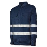 Chaqueta ignífuga y antiestática con bandas reflectantes 988CAIRAM