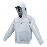 Chaqueta ventilada a batería Makita DFJ407Z 10,8/14,4/18V con gorro