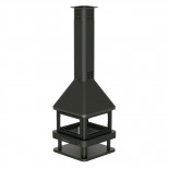 Bronpi HUELVA 16kW - Chimenea metálica 4 caras