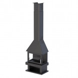 Bronpi HUESCA 13kW - Chimenea metálica frontal