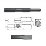 Cincel hexagonal inserción HITACHI H41SA/H45SR (SIN ARO) de 280mm