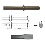 Cincel hexagonal inserción WACKER EHB 10/220 de 330mm