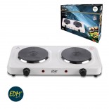 Cocina eléctrica portátil de 2 fuegos EDM 1000W-1500W