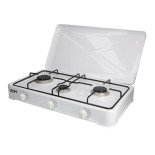 Cocina de gas esmaltada de 3 fuegos EDM - 60x33x12cm