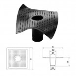 Desagüe flexible EPDM de Ø90mm