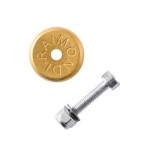 Rueda revestida de titanio Raimondi de Ø16 mm con perno