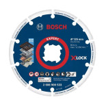 Disco de corte expert Diamond Metal Wheel Bosch X-LOCK - 125mm