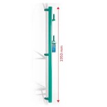 Elemento para fijación sobre andamio con 3 puntos de sujeción para elevadores a cable Imer