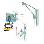 Elevador a cable Imer AP-150 Monofásico con Bandera Giratoria (150kg - 40 metros)