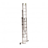 Escalera extensible con cuerda de 3 tramos de aluminio Svelt Euro E3F12 - 3x12 peldaños