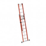 Escalera extensible con cuerda de 2 tramos de fibra de vidrio Svelt V212F - 3x12 peldaños