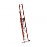 Escalera extensible con cuerda de 3 tramos de fibra de vidrio Svelt V3F12 - 3x12 peldaños