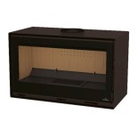 Bronpi CAIRO-90-BOX - Estufa de leña frontal con cristal vision