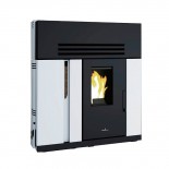 Bronpi ALICIA-MF 9kW marfil - Estufa de pellet extraplana