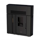 Bronpi ALICIA-NE 9kW negra - Estufa de pellet extraplana
