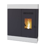 Bronpi CIRA-MF 9kW Marfil - Estufa de pellet extraplana