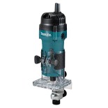 Makita 3711 - Fresadora 6mm 530W SAR de base recta